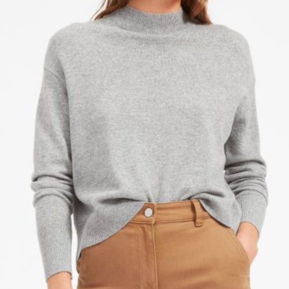 Pure Collection Sweaters - NWOT Pure Collection Crop Mock Neck Sweater